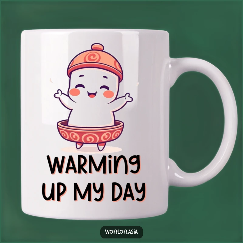 Funny Dim Sum Platter Mug: Playful Jig, Perfect Foodie Gift!