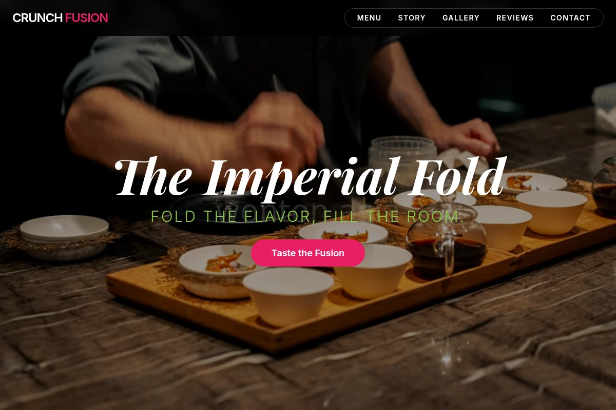 Crunch Asian Fusion Food