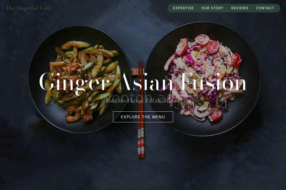 Ginger Asian Fusion Food