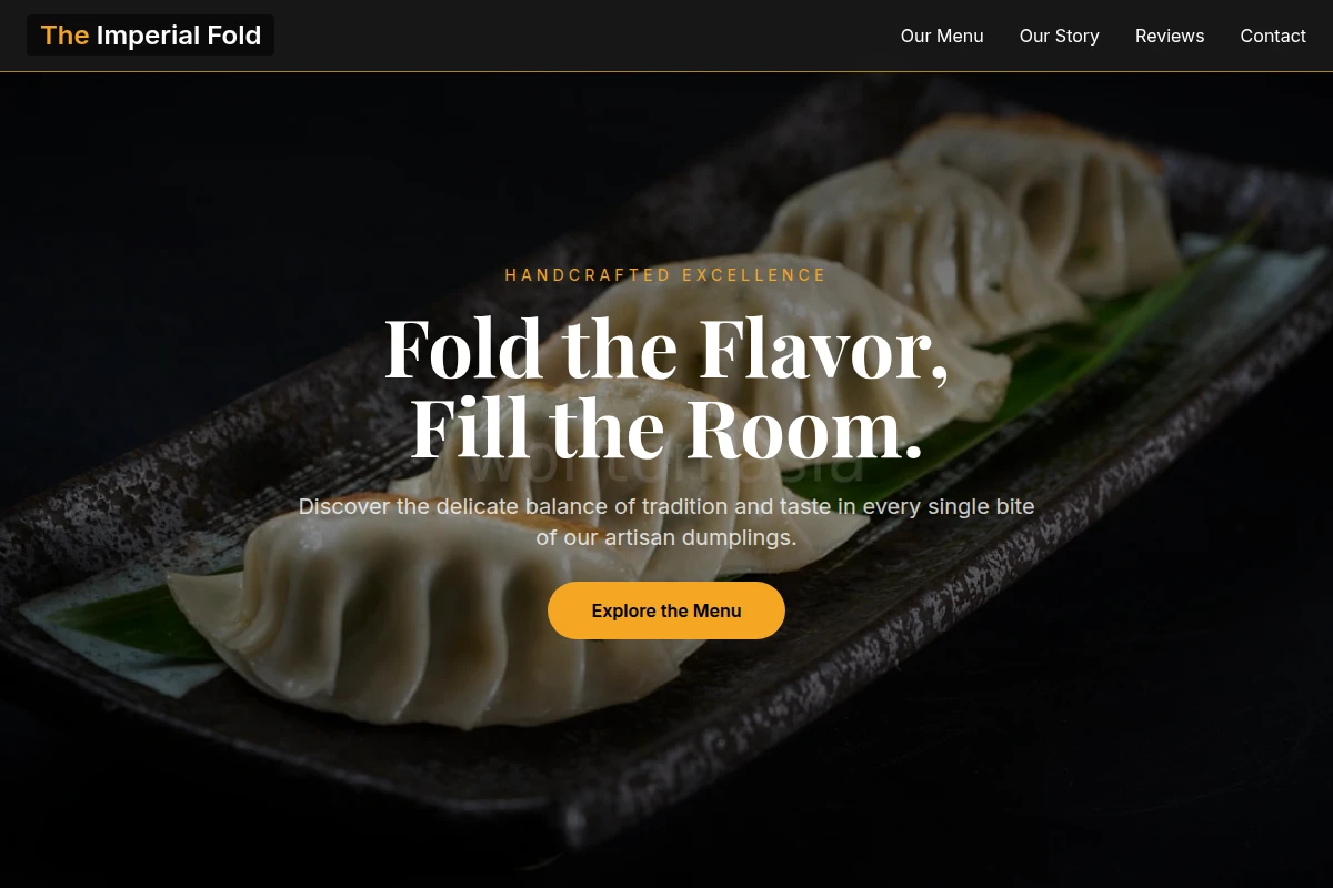 Artisan Dumplings