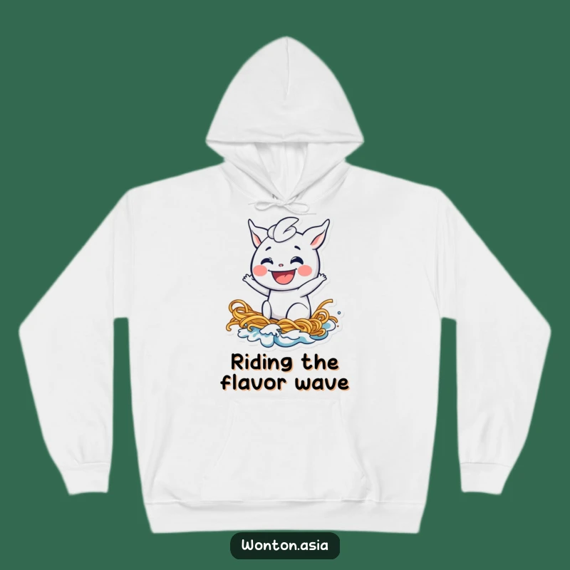 Funny Playful Wonton Noodle Hoodie - Cozy Food & Humorous Apparel