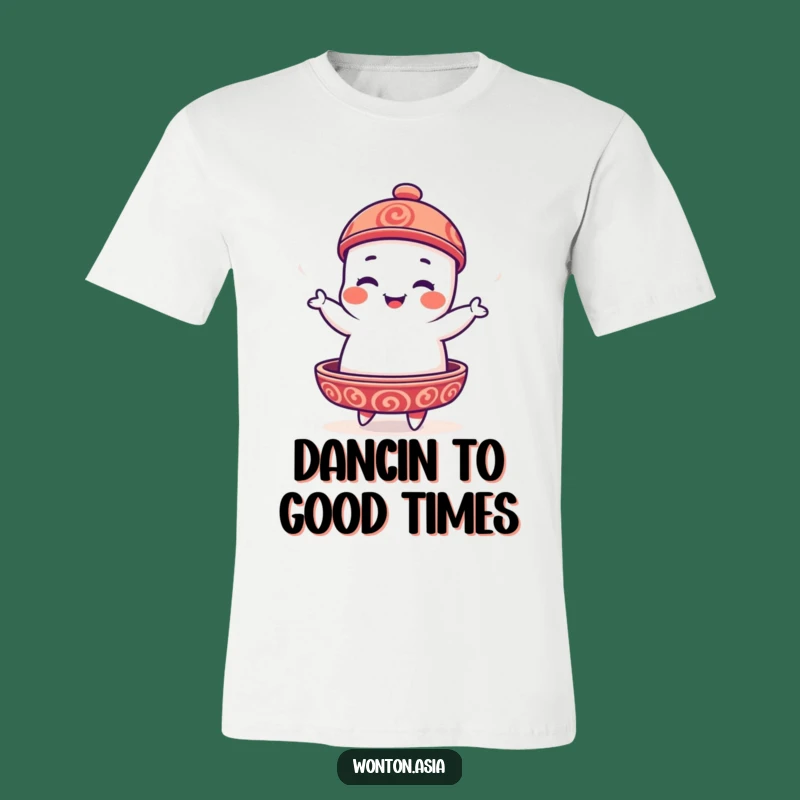 Funny Dim Sum Platter T-Shirt: Silly Jig Dance, Perfect Comedic Apparel!